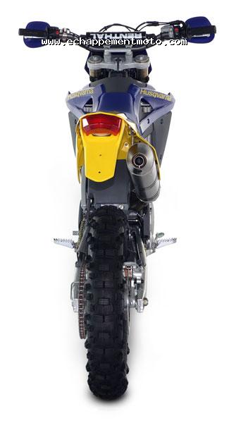 ECHAPPEMENT MOTO AKRAPOVIC SLIP-ON EXHAUST SYSTEM HUSQVARNA TE 450 (2006) 3